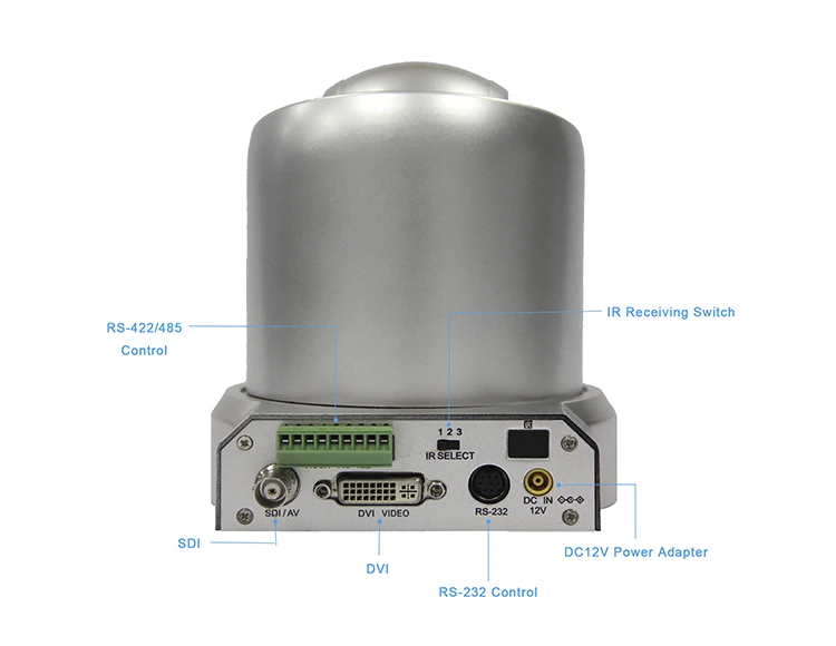 KATO H DMI SDI 1080P Full HD IP Video PTZ Conference 60fps Camera with 10x Optical Zoom