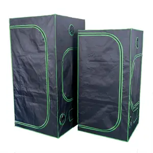 Image of Hortiking professional reflective silver oxford diamond 12m 4 x 4 120x120x200 mushroom grow tent for sales