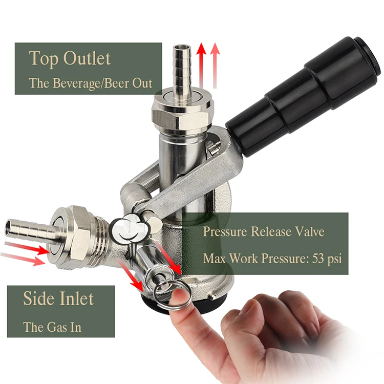 Beer Keg Coupler Us Sankey D System Tap With Stainless ...