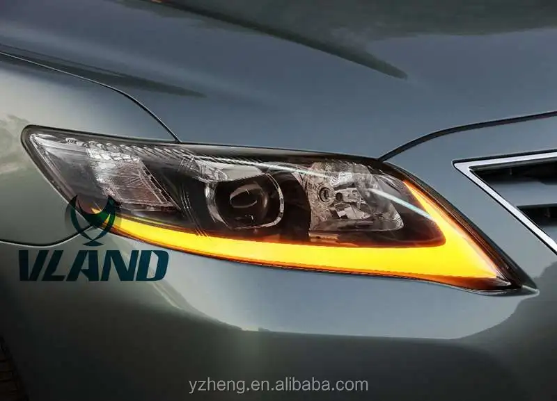 VLAND Manufactory For Car Headlamp For Camry[US type] 2009 2010 2011 LED Light Bar DRL Plug And Play