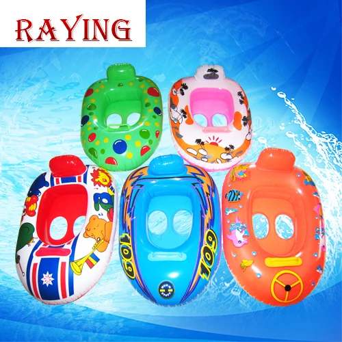 

wholesale Raying inflatable baby infant swimming float ring for baby, Blue