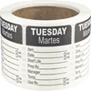 Dissolvable Shelf Life Labels for Food Rotation Use By Food Storage Preparation Stickers Prep Date 1 x 2 Inch 500 Adhesive Stick