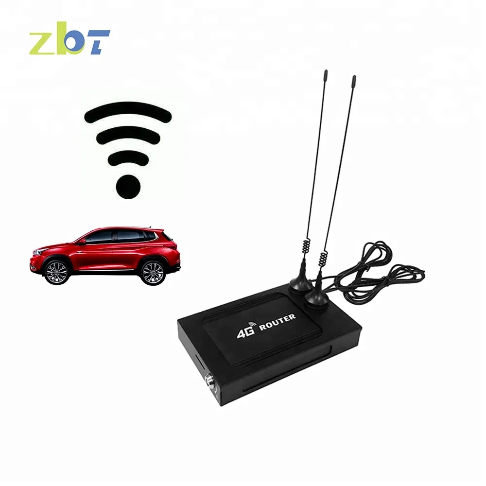 

Vehicle GSM 3G/ 4G SIM Industrial Wireless WIFI router With 1*RJ45 WAN/LAN ports, Black