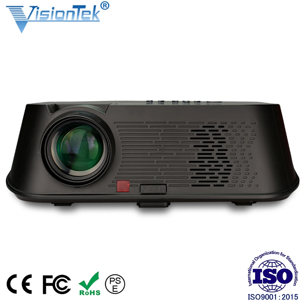 

2018 Newest 3500 Lumens HDMI Full HD 1080p Android & Wifi Professional Android Projector 4K, Black