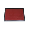 hot sale anti slip outdoor embossed rubber edge outside pp entrance door mat