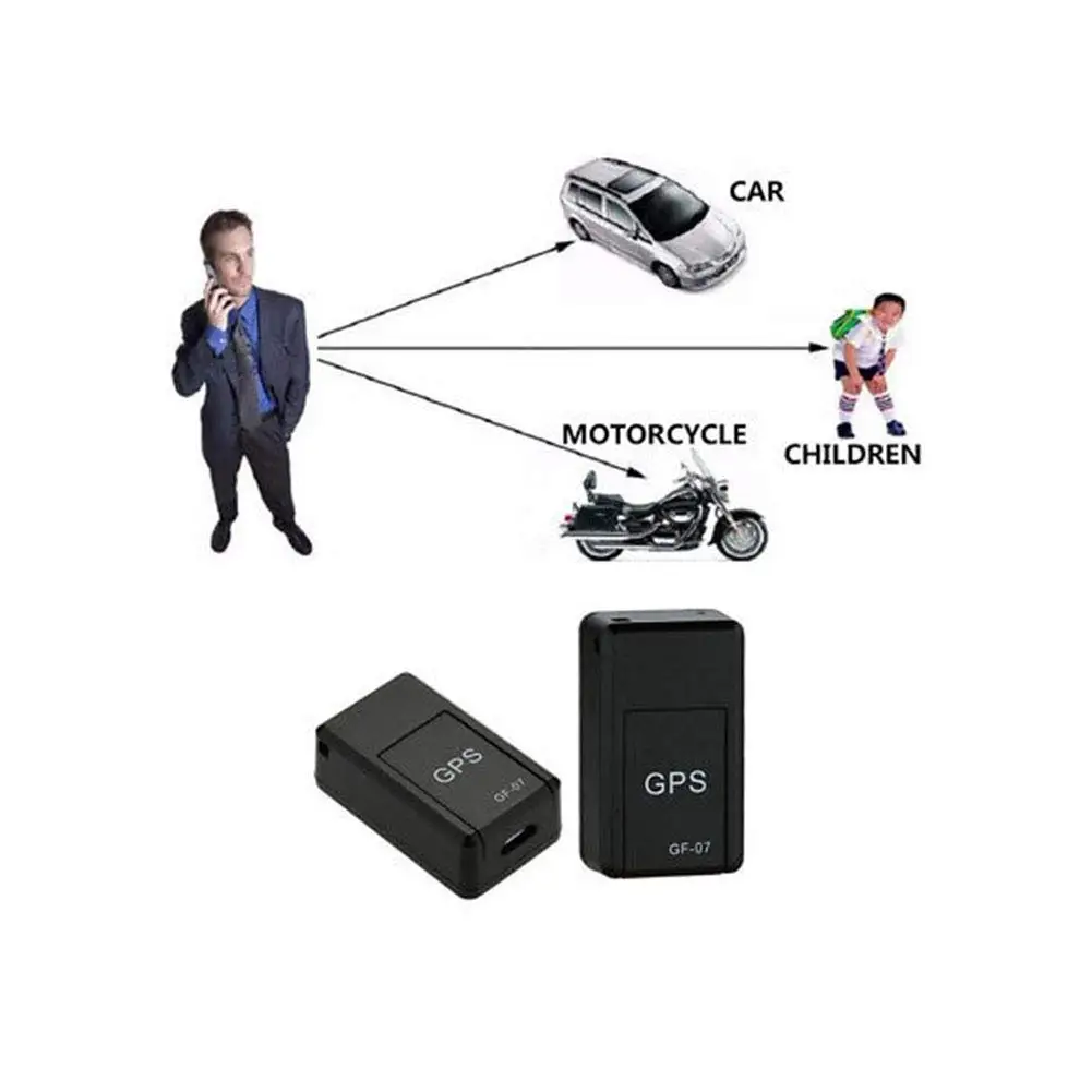GF07 Mini Portable Real-Time GPS Tracker Magnetic Tracking Device GPRS Locator Global