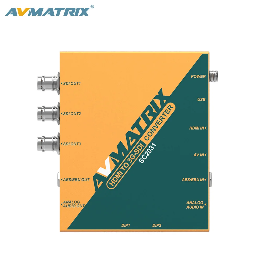 

AVMATRIX HDMI to SDI Scaling Converter with audio embeddedding&De-embedding