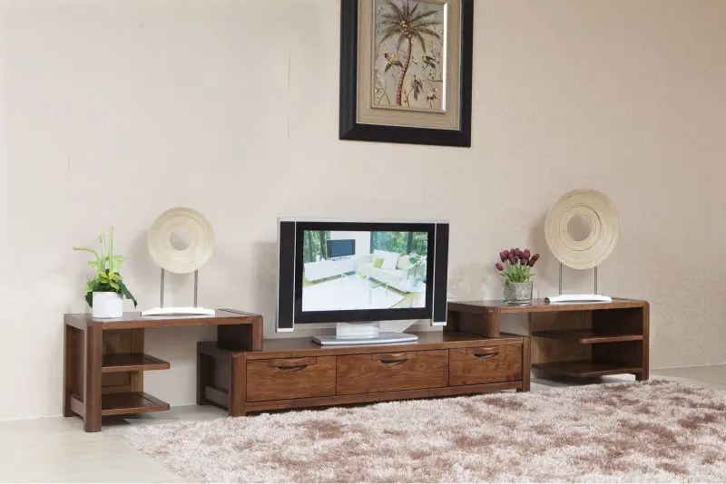 2014 venta caliente de madera tv stand de diseño fue hecho de ... Muebles para tv en madera americanos