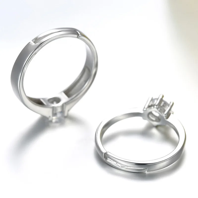 Matching Rings Resizable Wholesale Rings Jewelry Women Engagement Wedding Couple Resizable Ring