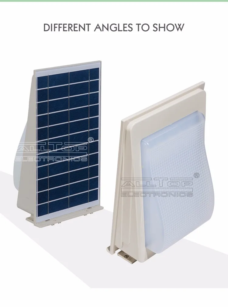 High quality outdoor waterproof sensor 2w 3w 4w 5w solar ip67 solar led wall light