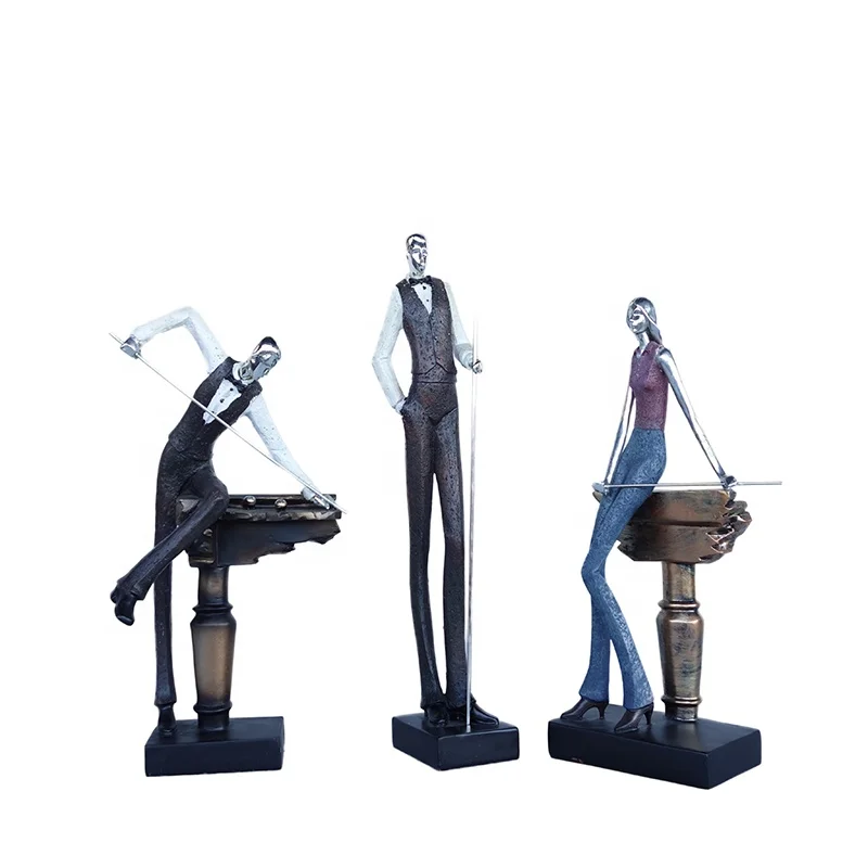 Golf Resin Decor Figure Shaped Statue Home Office Decoration Character Furnishings details