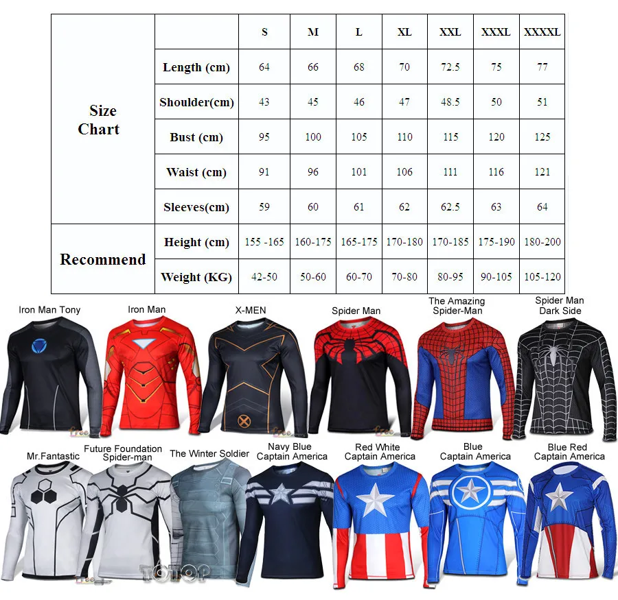 Mens Casual Sports T-Shirt Superhero Costume Top Tee Jersey Cycling Shirt
