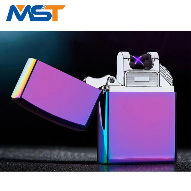 Factory supply Dual Arc USB rechargeable lighter for promotional gifts.jpg