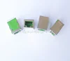 Shield connector rj45 with transformer Green color plug