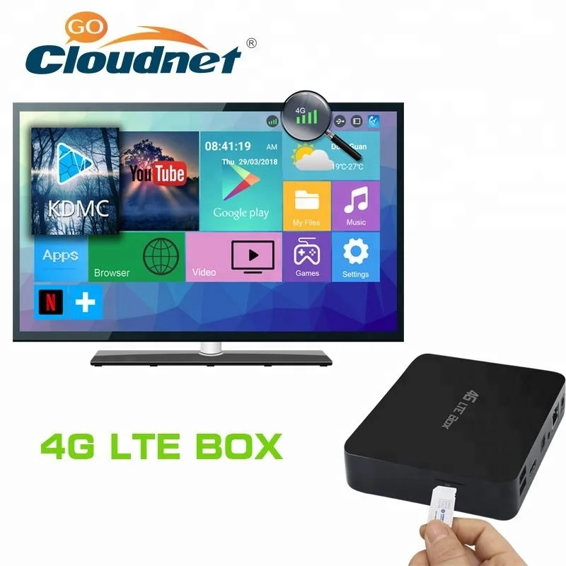 

Cloudnetgo Quad Core Amlogic S905X Firmware Update Android TV Box With 4G Sim Card Slot