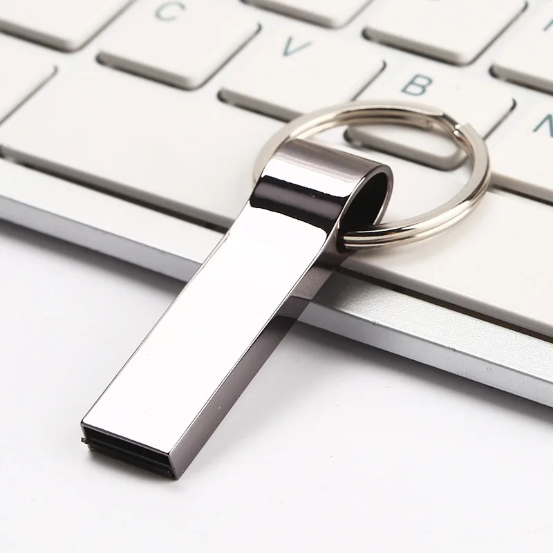 Wholesale Promotional metal usb flash , gift usb 2.0 usb stick, 1G 2G 4G 8G 16G 16gb Keyring usb flash drive