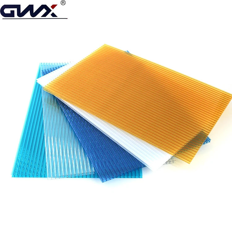 Greenhouse Roofing High Temperature Plastic Sheet Clear Twinwall