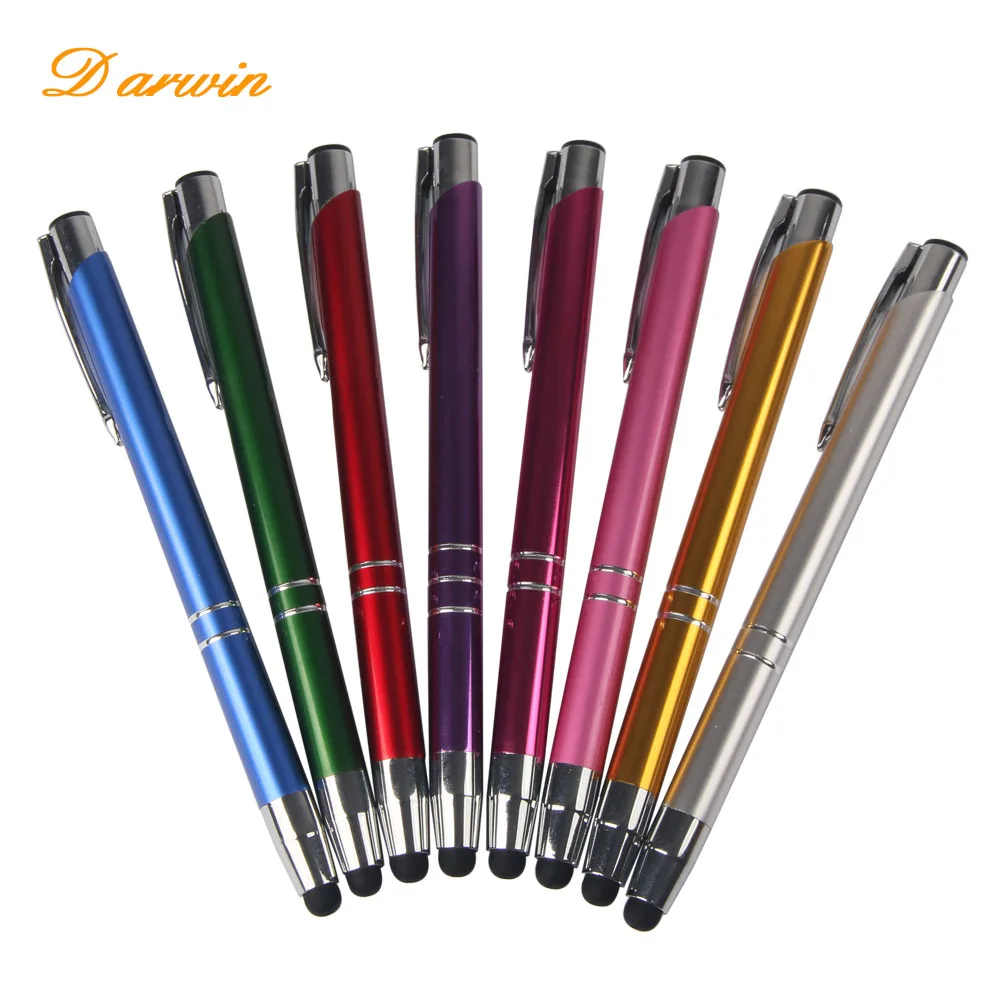 2017 best selling promotion semi metal ballpoint pen wholesales manufacturer touch pen with stylus