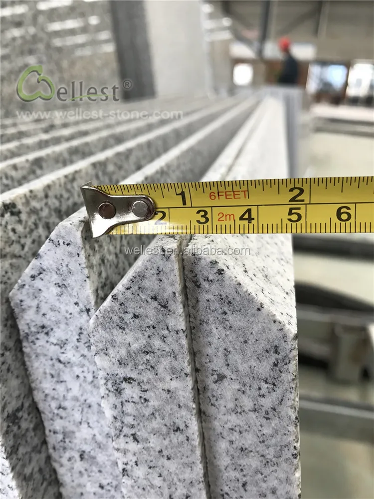 Chamfering Polish G603 Grey Granite Stone Cladding Tile For Projects