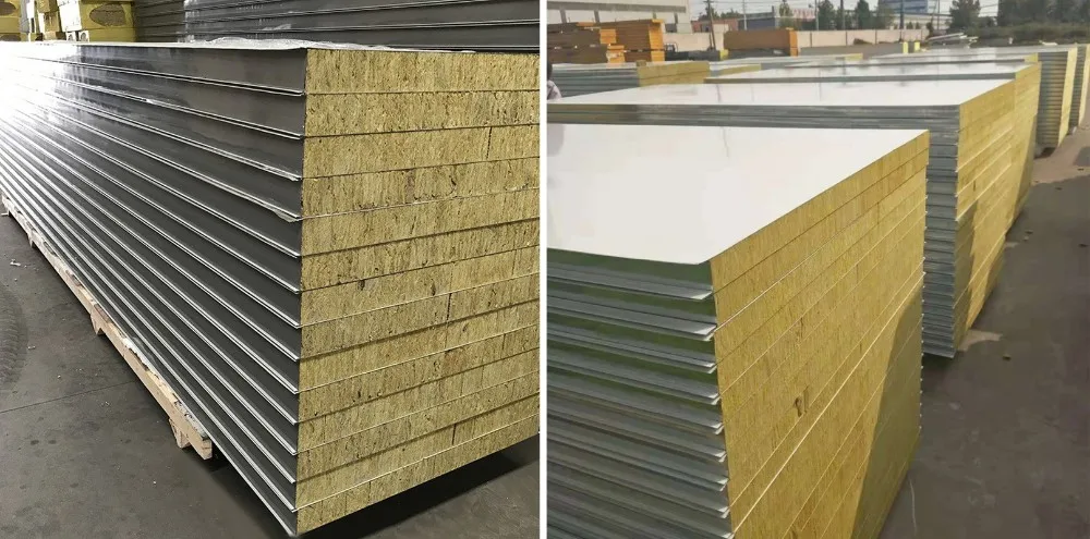 工厂低价防火岩棉三明治   面板和墙板