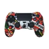 silicone rubber skin case cover grips for PS4 controller