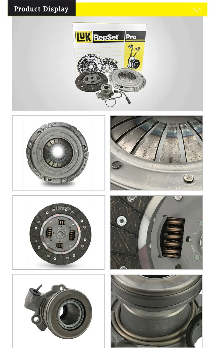 Clutch Set For Volkswagen Golf 6 Clutch Platen Threepiece Set 1.6