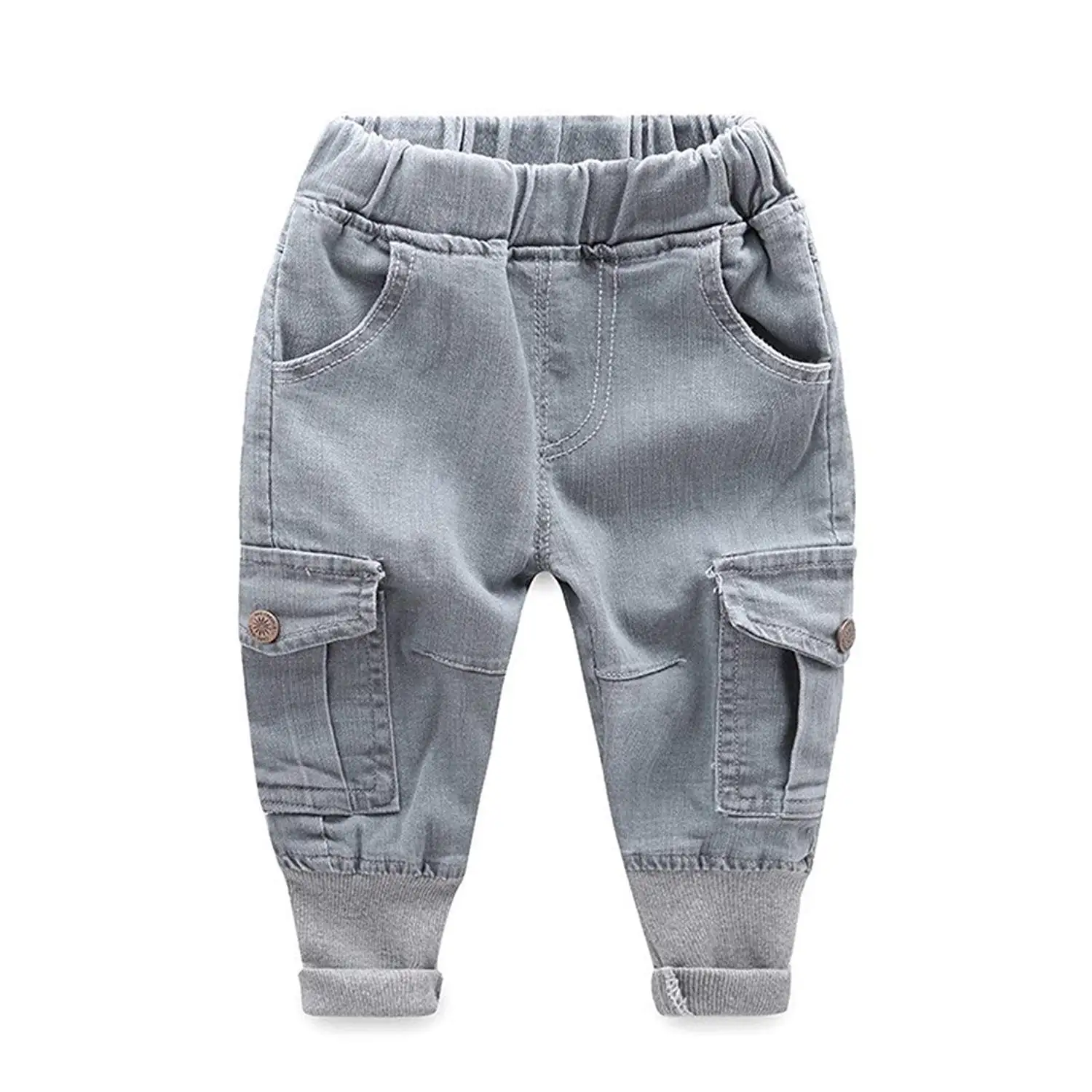 Suncolor8 Men Loose Chinese Style Cropped Pants Print Casual Harem Pants