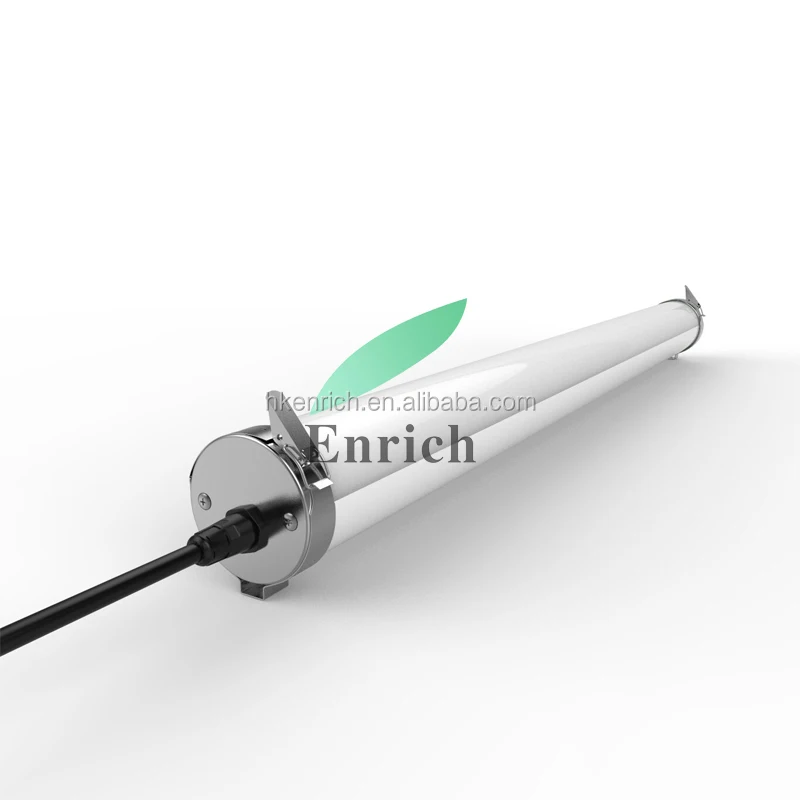 2FT 0.6m IP69K LED Batten Light with PE Cover for Animal Farms