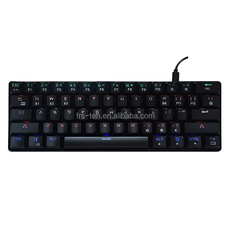 

New Design Rgb Led 61 Keys Anti Ghosting And Full Key Anti Ghost Mechanical Gaming Keyboard