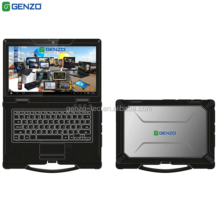 

14 inch IP68 Fully Rugged tablet laptop Computer with Fingerprint and RS232 DB95