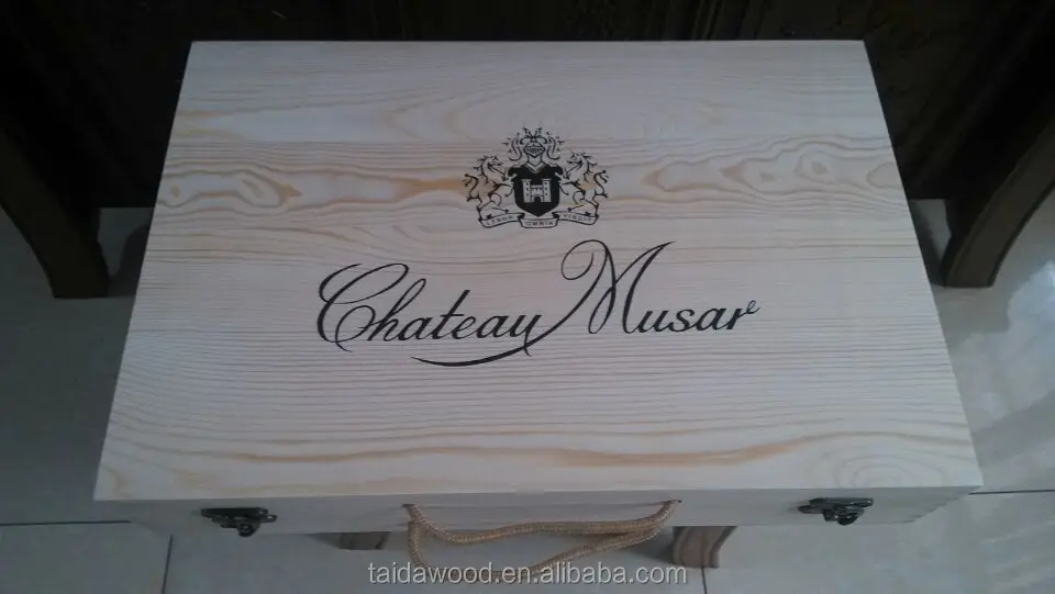 6 bottle wooden wine crates / boxes