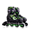 Customized China adult speed roller shoes cheap quality good PU high elastic wheel outdoor indoor inline skates for retail