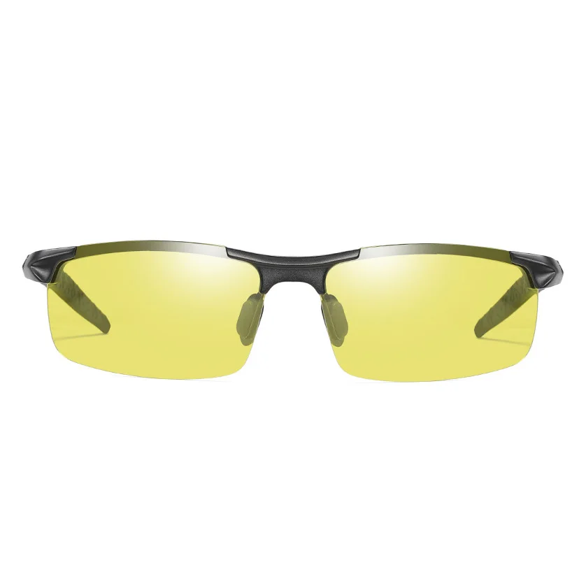 

66126 Superhot Eyewear 2019 Aluminum Magnesium Frame Yellow Night Vision Goggles Driving Polarized Photochromic Lens Sunglasses
