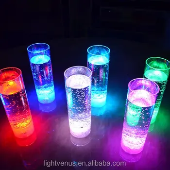 led glassware