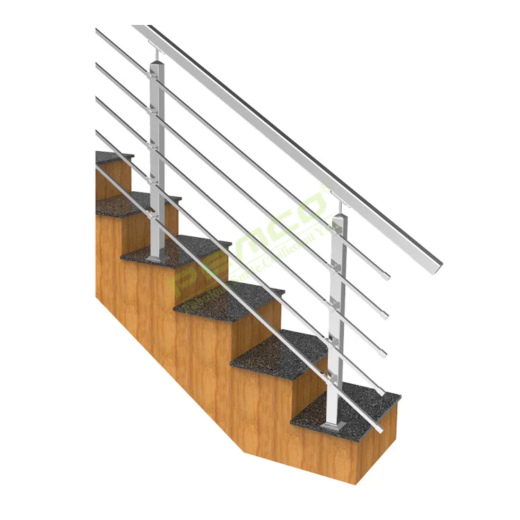 Pemco Oem Odm Stainless Steel Tube Stair Railing Handrail Balustrade ...