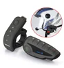 V8 Full Duplex Bluetooth Motorcycle Helmet Intercom Water Resistant BT Interphone With Remote Control