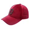 Hot wholesale custom velvet dad hats caps baseball hats with diamond logo