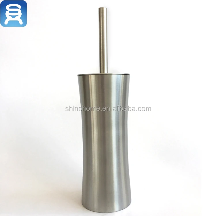 
New arrival China factory bathroom accessory hardware metal stainless steel toilet brush holder fashion consise design 