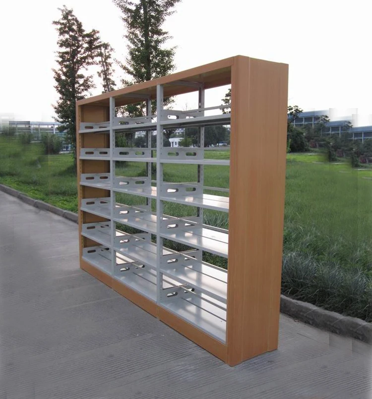 double sided library shelves