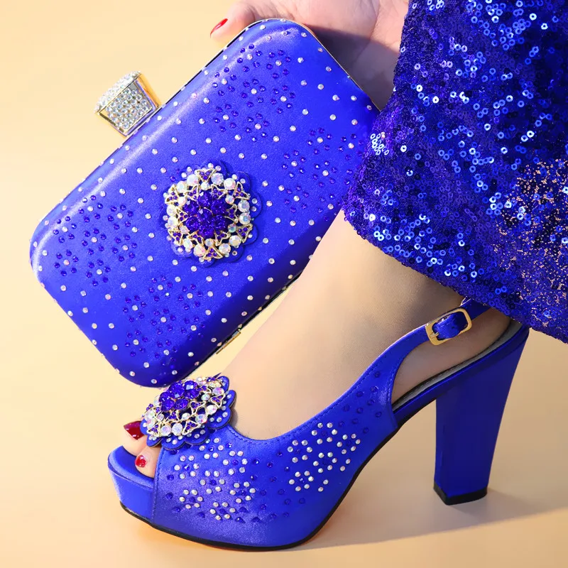 

Rortydream lady bags royal blue italy high heel shoes high shoes heel 11cm A208