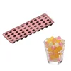 factory wholesale 40 cavities silicone pop mini ice ball mold