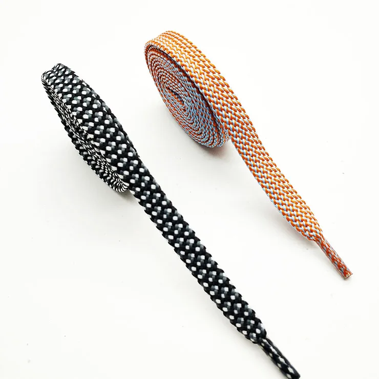Custom Plastic Tips Colorful Flat Polyester Shoelaces Buy Plastic