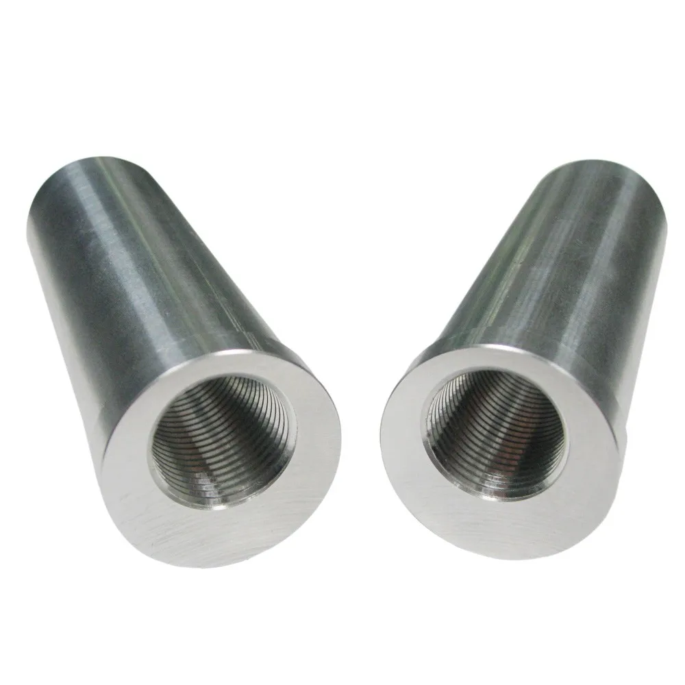 Cnc Machining Custom Anodized M8 M4 Internally Threaded Aluminum Hollow Inner Threaded Tube With