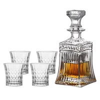 

Dishwasher Safe Diamond Shaped Luxury Whisky Glass Gift Set