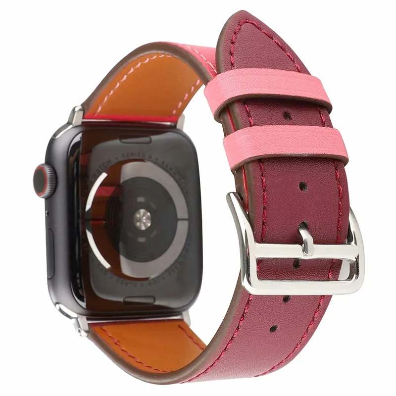 

High Quality factory direct supply Series 4 leather watch band for apple iwatch band 42mm leather