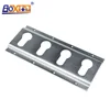Steel keyhode track for garment rail