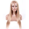 Dirty Ash Blonde Brown Virgin Peruvian Human Hair Full Lace Wigs