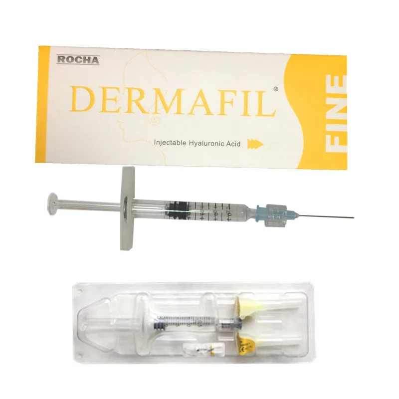 

cross-linked hyaluronic acid gel lip augmentation dermal filler 2ml injection, Transparent