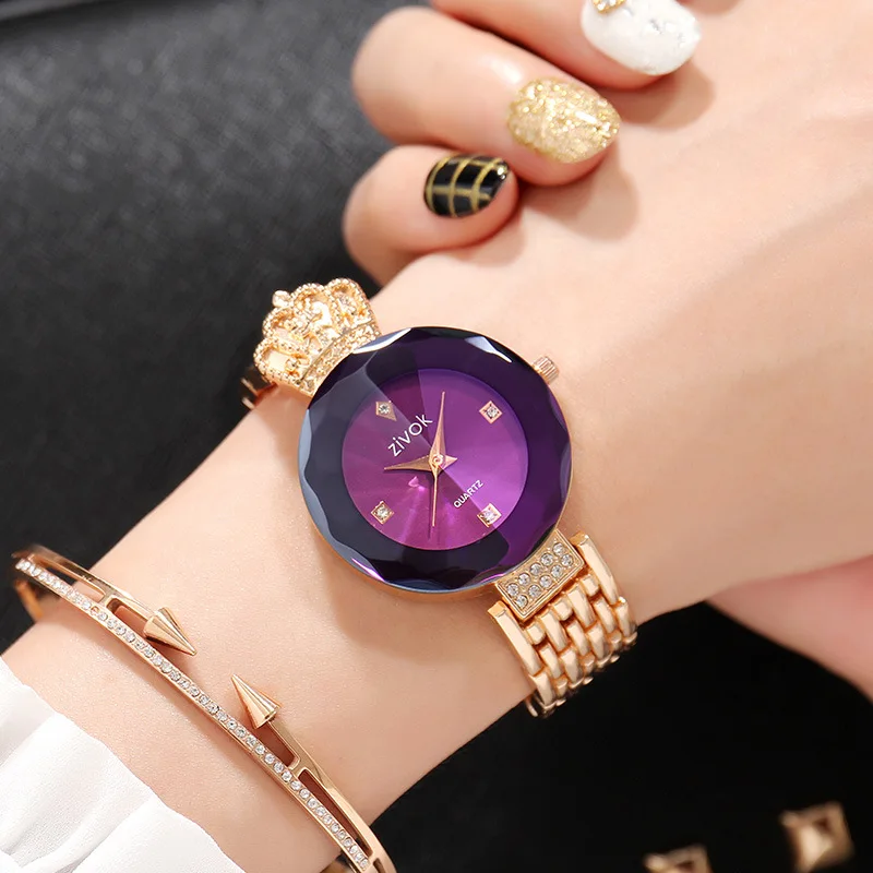 

Luxury Women Bracelet Watches Rose Gold Fashion Quartz Wrist Watch Ladies Clock Girls Lovers Watch