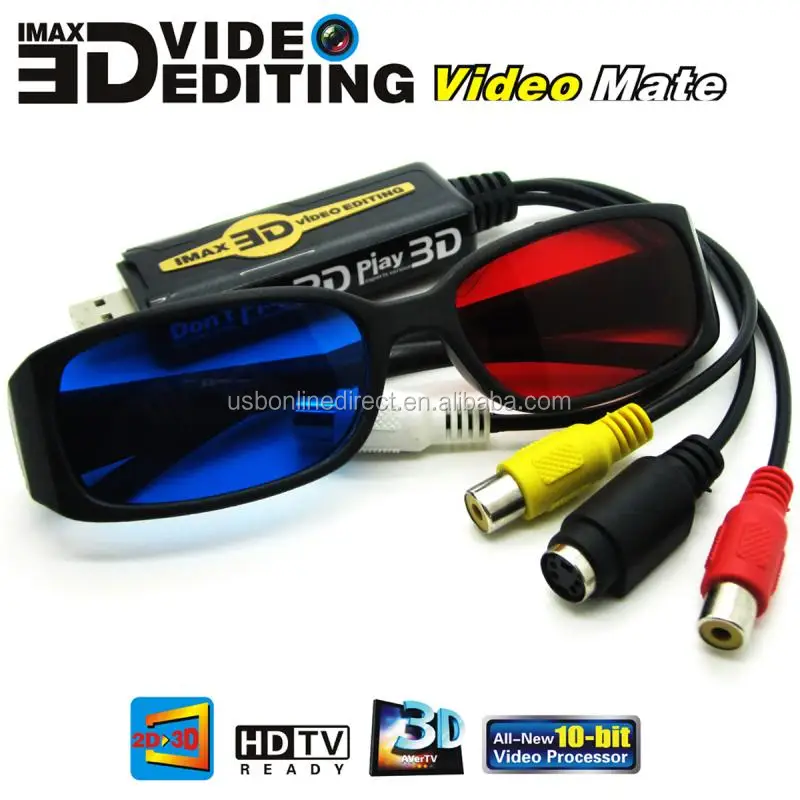 

2D to 3D converter video editor 3D glasses A870